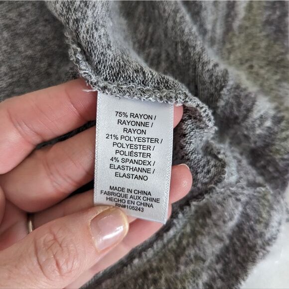 Bobeau Short Sleeve Hacci T-Shirt in Green Camo - Picture 10 of 10